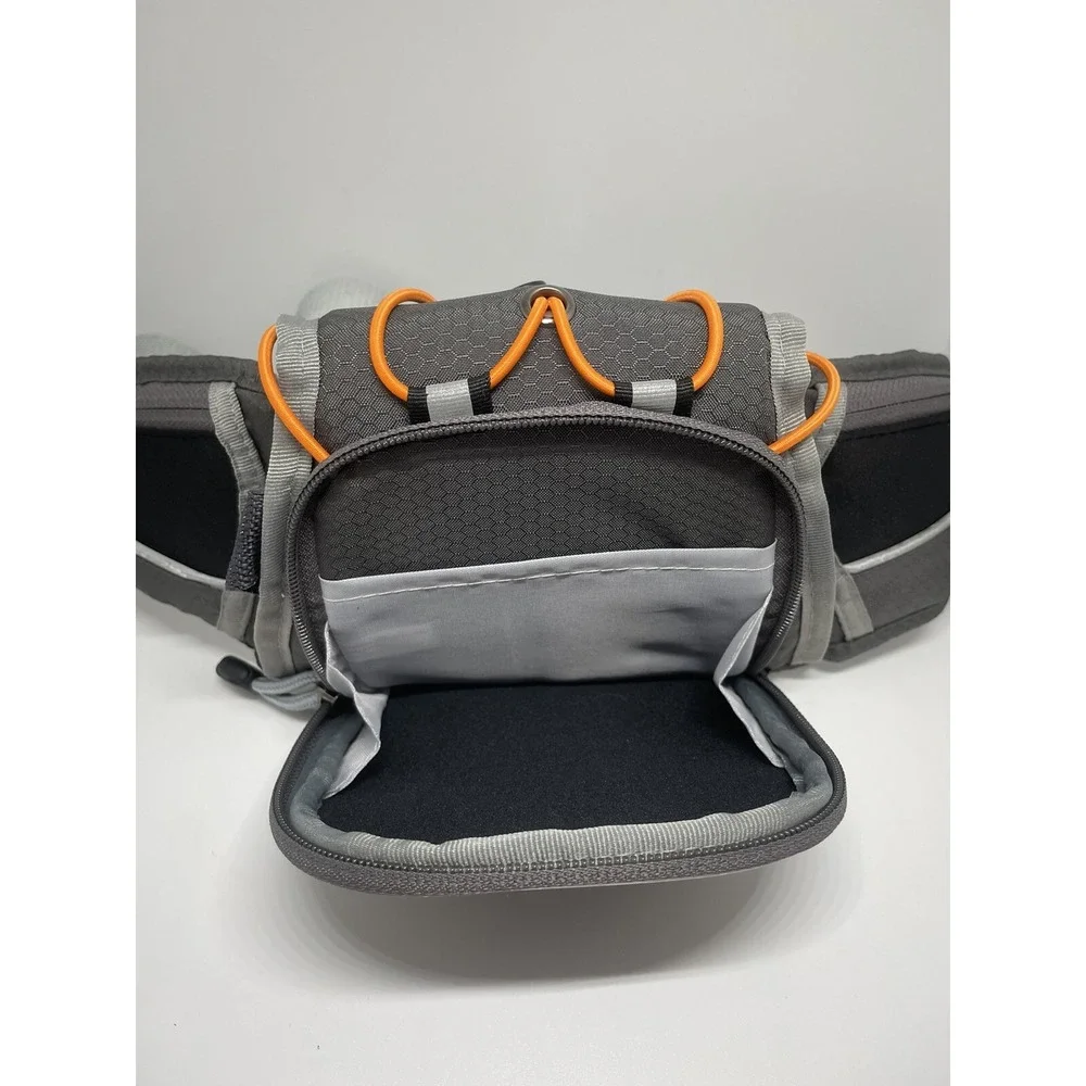 Sportline Trail Tracker Fanny Pack Hydration‎ Hip Waist Adjustable Gray Black